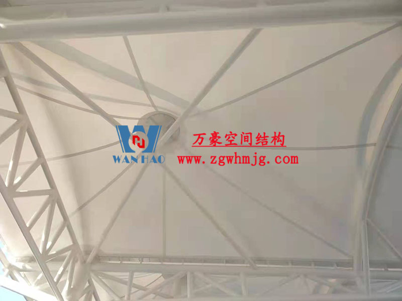 張家港市新建九年一貫制學校膜結構工程完工