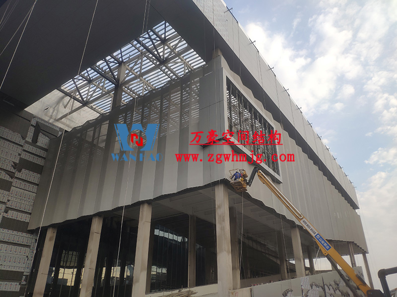 紹興國際會展中心C1區展廳幕墻網格膜工程