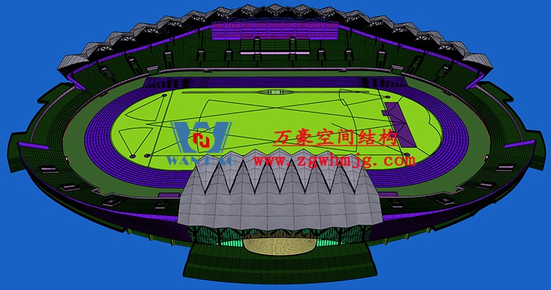 萬豪2022第14標-張掖奧體中心建設項目（EPC）總承包體育場PTFE膜結構專業分包工程