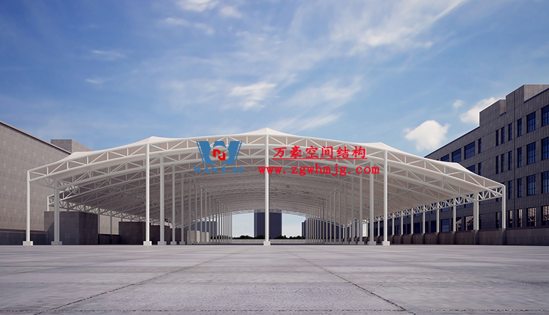 萬豪2023第2標-浙江真愛毯業科技有限公司廠房三屋面膜結構工程