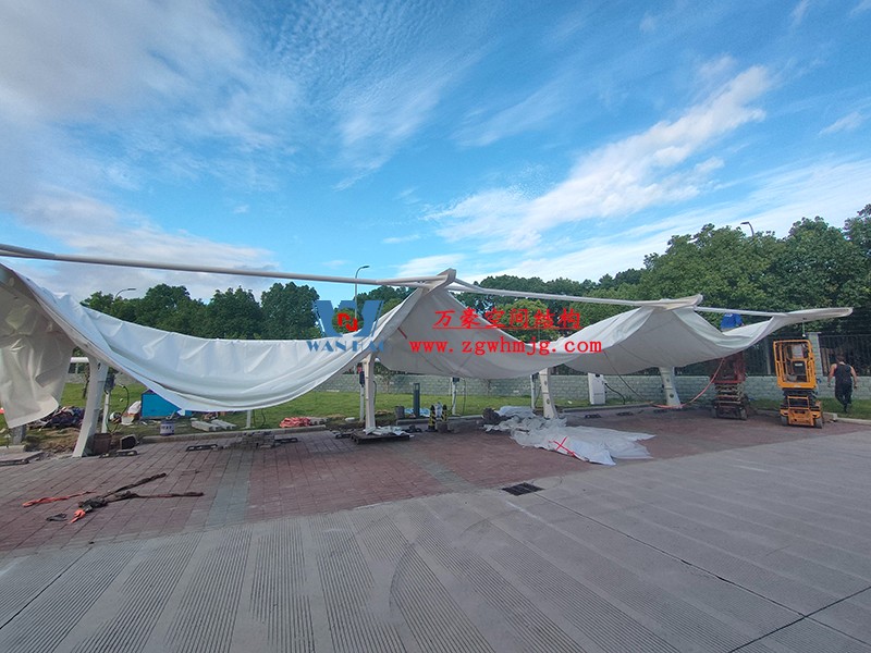 中國(guó)民用航空寧波控住交通管理站車(chē)棚建造項(xiàng)目