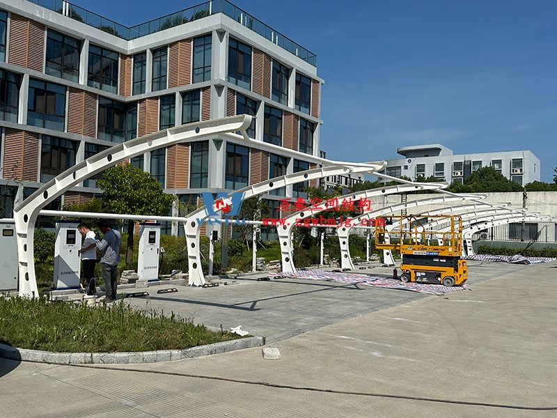 中國(guó)民用航空寧波控住交通管理站車(chē)棚建造項(xiàng)目