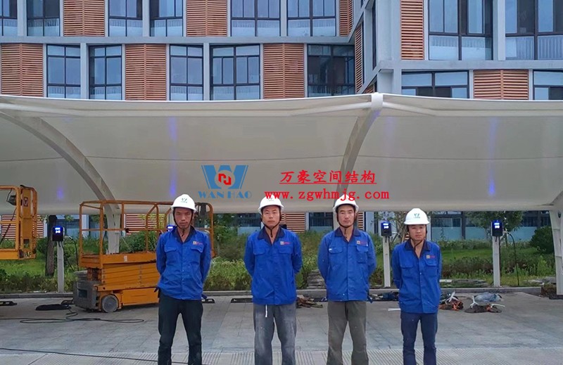 中國(guó)民用航空寧波控住交通管理站車(chē)棚建造項(xiàng)目
