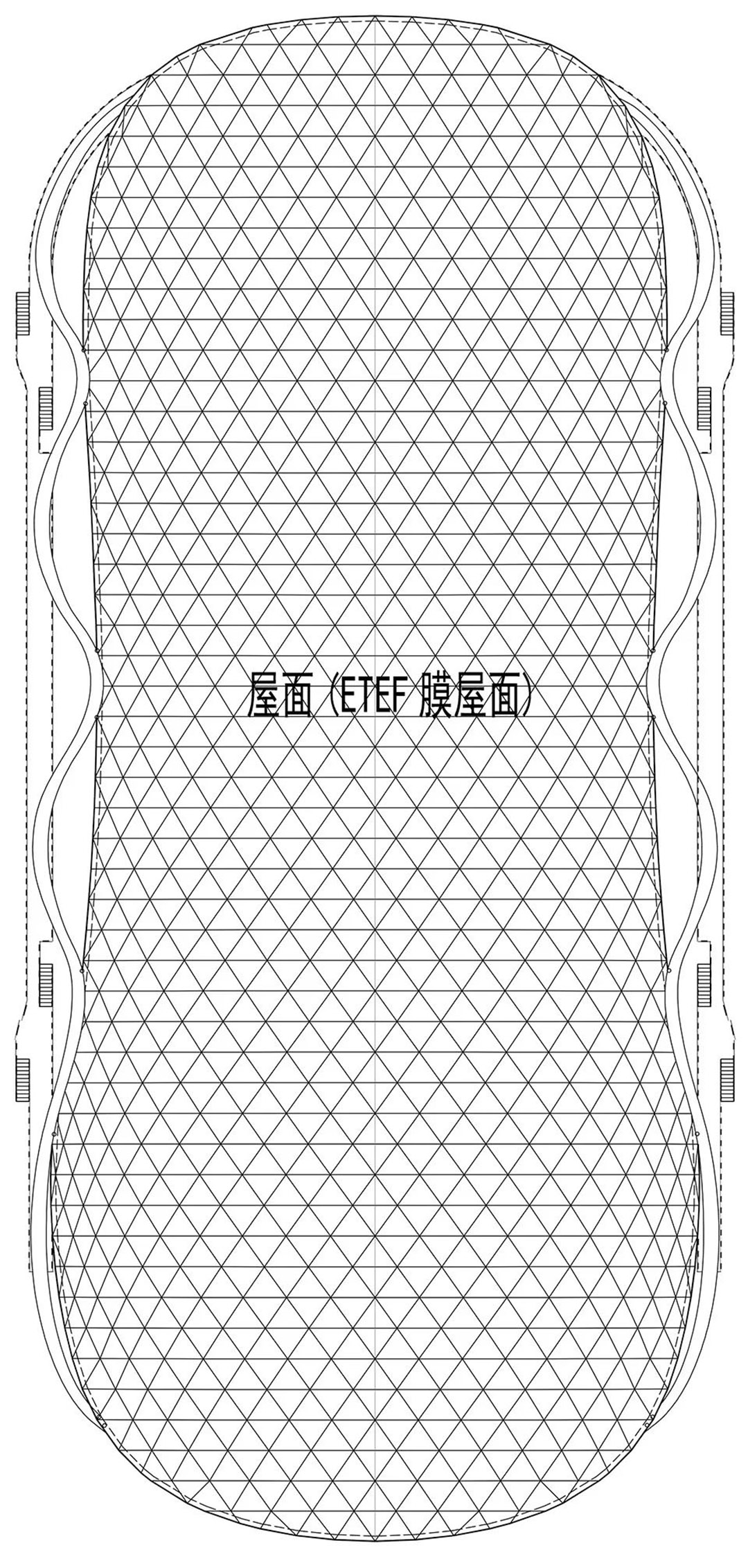 帆影碧波|風雨操場上的ETFE膜結構穹頂 帆影碧波|風雨操場上的ETFE膜結構穹頂